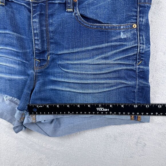 Vintage Gap 1969 Slim Cut Off Maddie Shorts V/305753 Women's Blue Size 31 - Picture 8 of 9